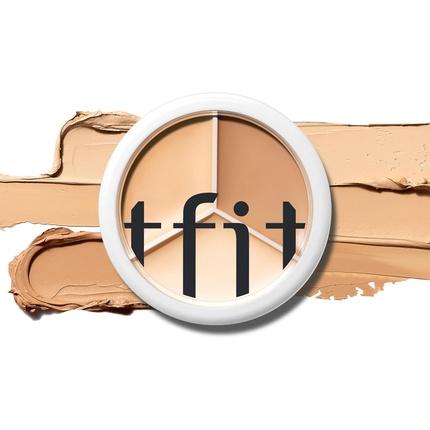 Палитра консилеров Cover Up Pro Concealer 3-в-1 с полным покрытием и коррекцией цвета Tfit
Палитра консилеров Cover Up Pro Concealer 3-в-1 с полным покрытием и коррекцией цвета Tfit