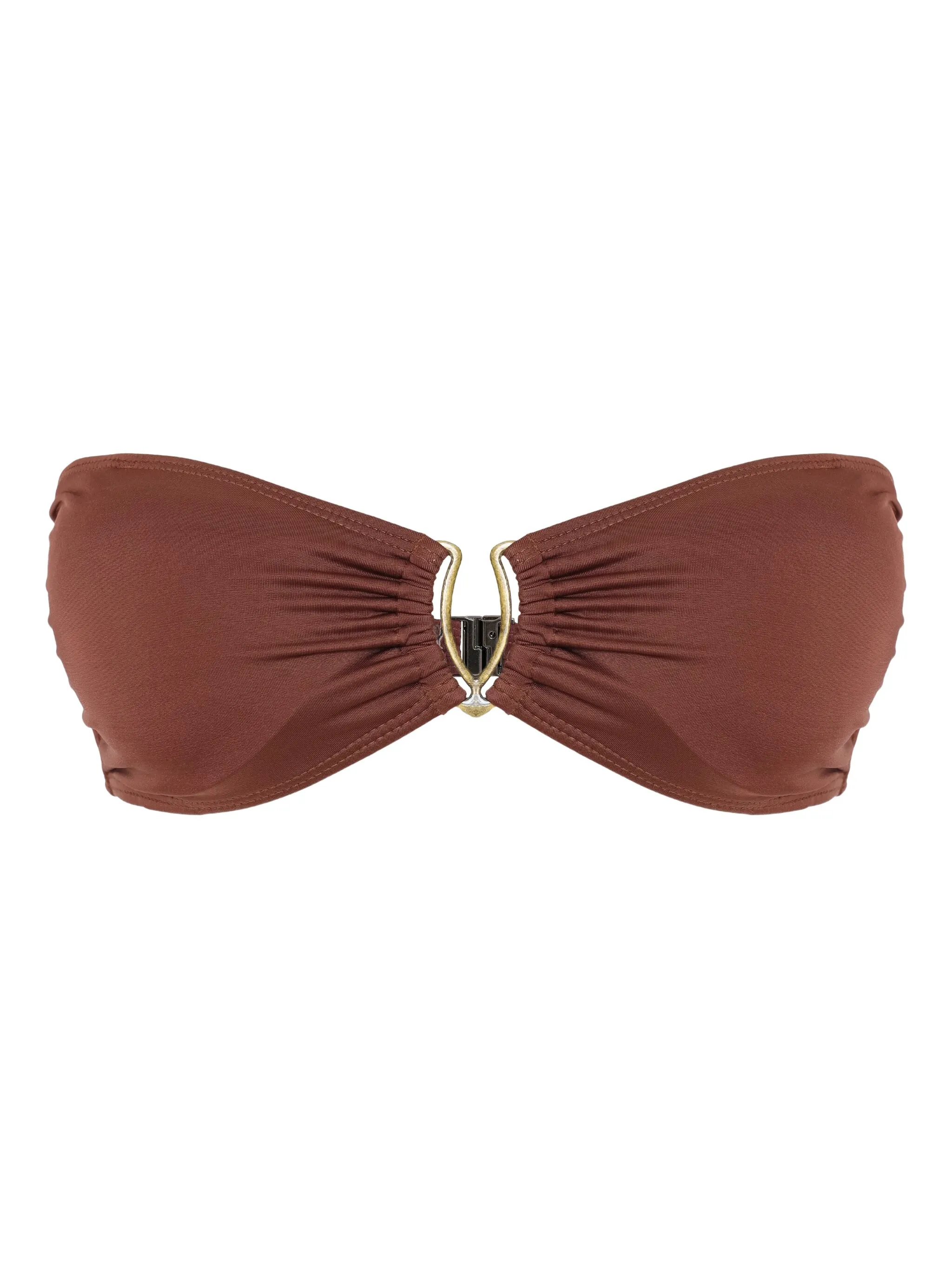 Топ бикини Mika с круглой пряжкой Lygia & Nanny, коричневый
Топ бикини Mika с круглой пряжкой Lygia & Nanny, коричневый