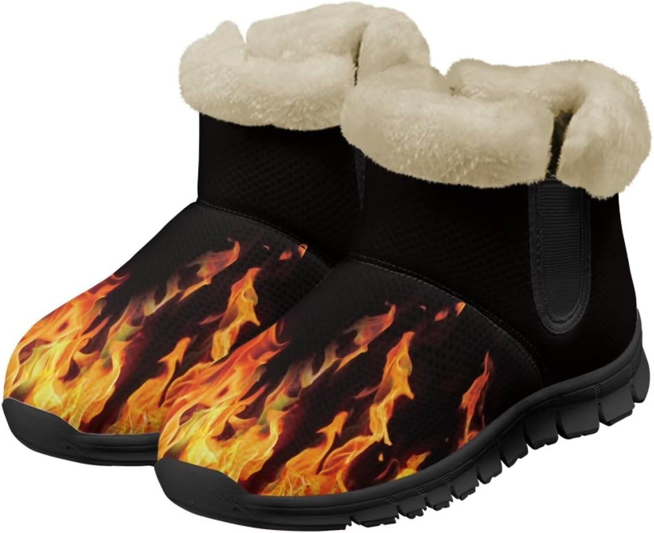 Женские и мужские зимние ботинки с теплой плюшевой подкладкой, утепленные ботильоны с противоскользящей подошвой для улицы, удобная зимняя обувь для повседневных поездок Noprintge, Flame
Женские и мужские зимние ботинки с теплой плюшевой подкладкой, утепленные ботильоны с противоскользящей подошвой для улицы, удобная зимняя обувь для повседневных поездок Noprintge, Flame