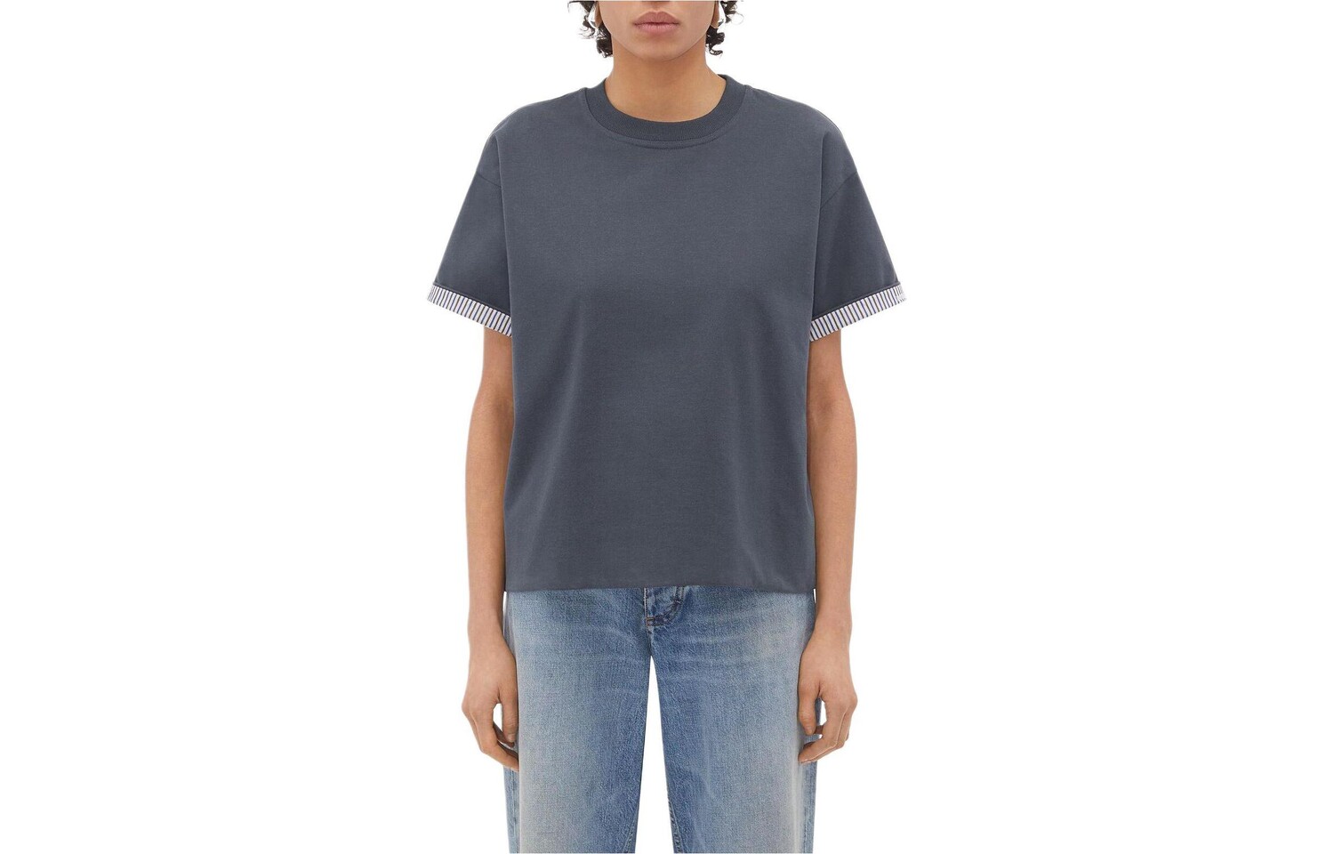 Футболка женская серая Bottega Veneta
Футболка женская серая Bottega Veneta