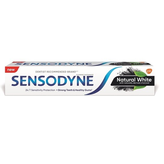 Зубная паста Sensodyne Natural White отбеливающая 75 мл
Зубная паста Sensodyne Natural White отбеливающая 75 мл