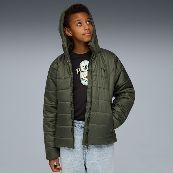 Детская куртка-пуховик для больших детей Puma Essentials Outerwear, зеленый
Детская куртка-пуховик для больших детей Puma Essentials Outerwear, зеленый