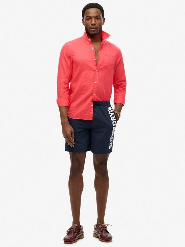 Спортивные плавки с принтом 17" Superdry, Nautical Navy
Спортивные плавки с принтом 17" Superdry, Nautical Navy