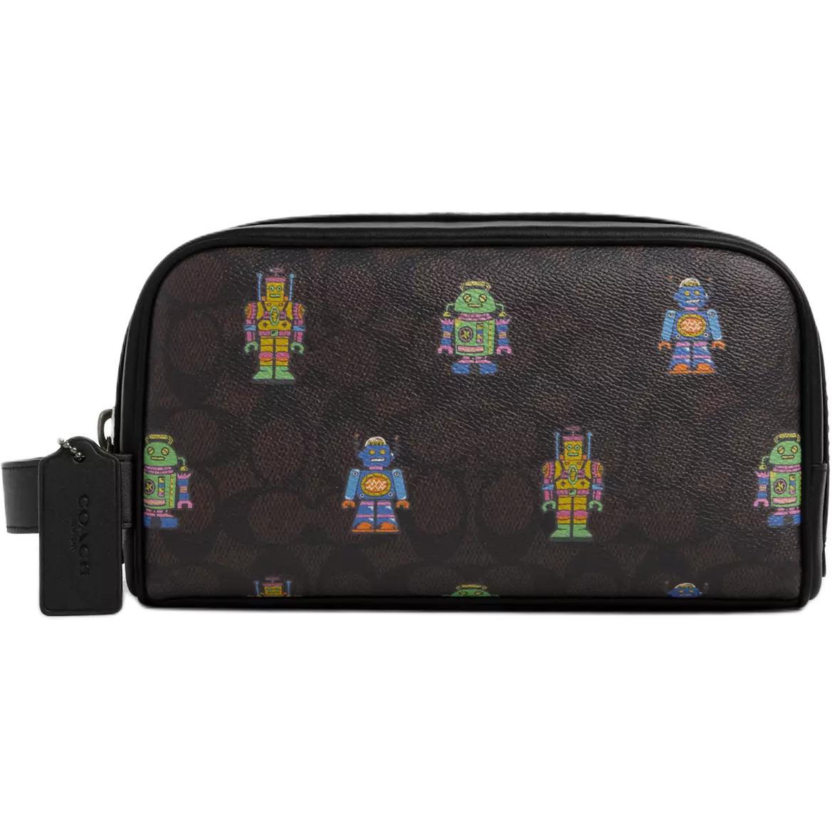 COACH Покрытая тканью сумка для хранения среднего размера Walnut
COACH Покрытая тканью сумка для хранения среднего размера Walnut