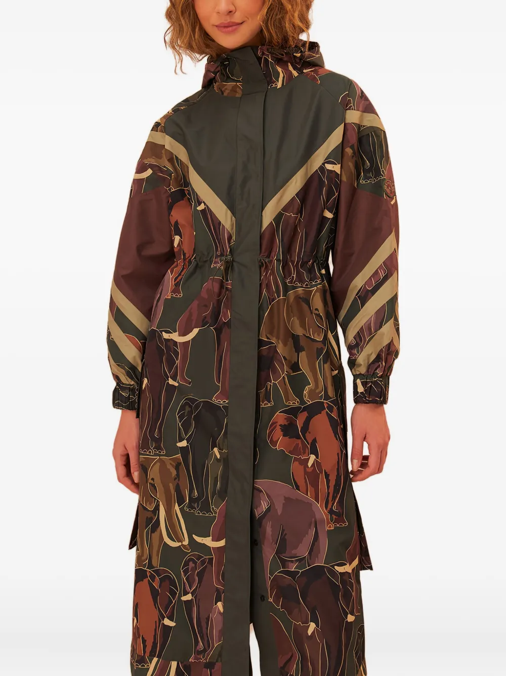 Пальто с капюшоном и принтом слона FARM Rio, зеленый
Пальто с капюшоном и принтом слона FARM Rio, зеленый