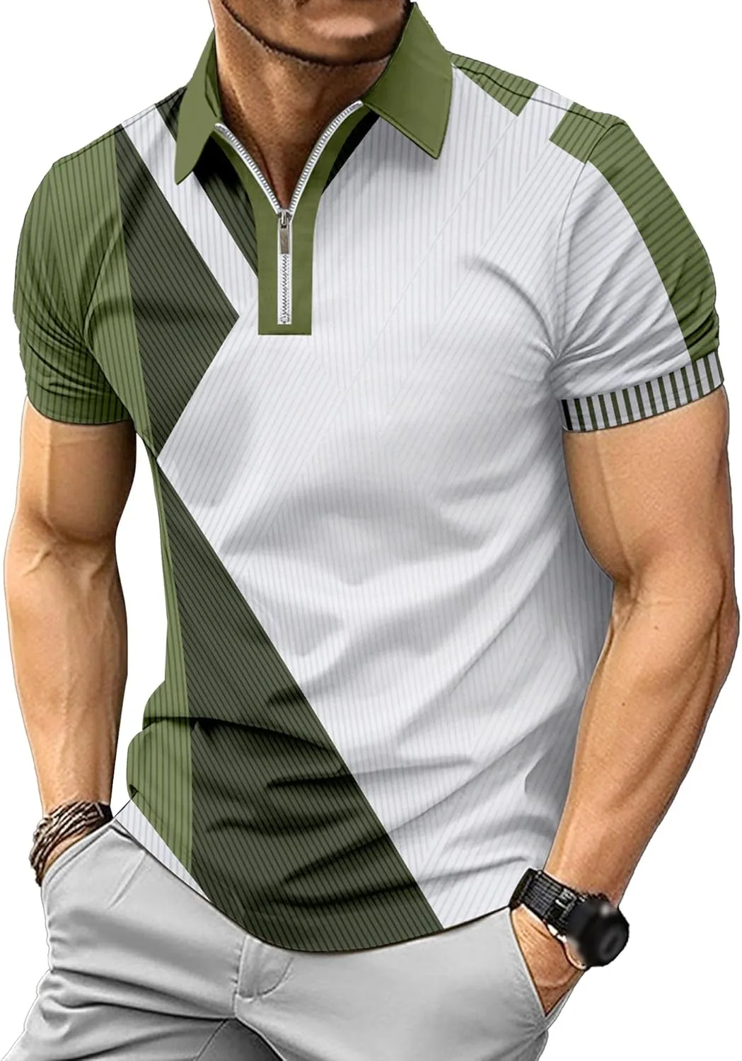 Мужская поло с принтом и молнией Slim Fit Maiyifu-GJ
Мужская поло с принтом и молнией Slim Fit Maiyifu-GJ