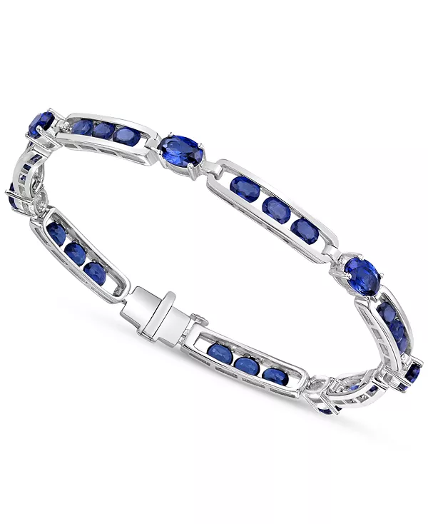 Браслет из синтетических рубинов в стерлинговом серебре (также из синтетического сапфира) Macy'S, sapphire
Браслет из синтетических рубинов в стерлинговом серебре (также из синтетического сапфира) Macy'S, sapphire