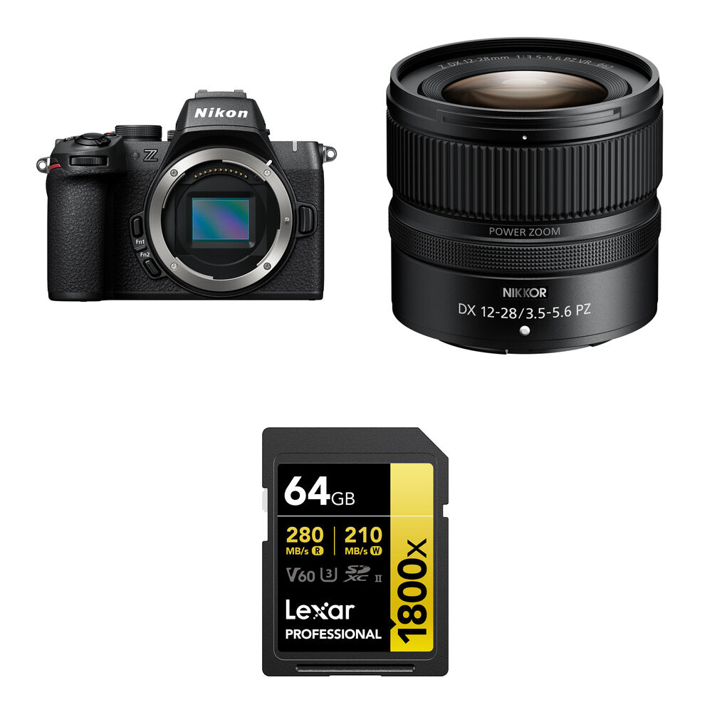 Беззеркальная камера Nikon Z50 II Mirrorless Camera with 12-28mm f/3.5-5.6 Lens and
Беззеркальная камера Nikon Z50 II Mirrorless Camera with 12-28mm f/3.5-5.6 Lens and