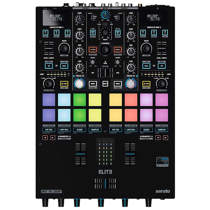 Микшер Reloop ELITE High-Performance DVS Mixer for Serato
Микшер Reloop ELITE High-Performance DVS Mixer for Serato