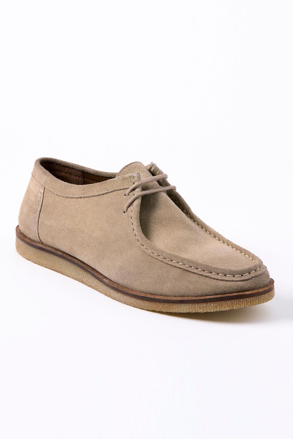 Замшевые туфли-фартуки на шнуровке Cotton Traders, бежевый
Замшевые туфли-фартуки на шнуровке Cotton Traders, бежевый