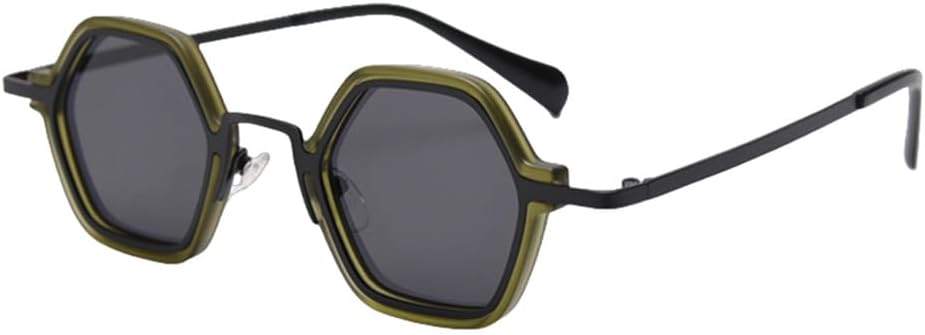 Солнцезащитные очки в стиле ретро с поляризацией для мужчин и женщин, защищающие от УФ-излучения UV400, многоугольные, в стиле панк, винтажные, металлические, шестиугольные VFDHN, Clear Green Black
Солнцезащитные очки в стиле ретро с поляризацией для мужчин и женщин, защищающие от УФ-излучения UV400, многоугольные, в стиле панк, винтажные, металлические, шестиугольные VFDHN, Clear Green Black