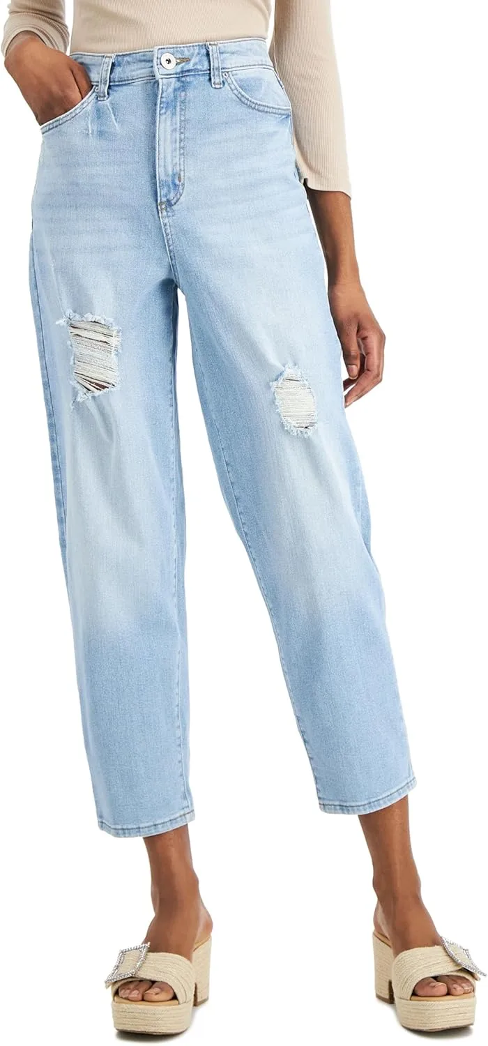 International Concepts High Rise Ripped Mom Jeans
International Concepts High Rise Ripped Mom Jeans