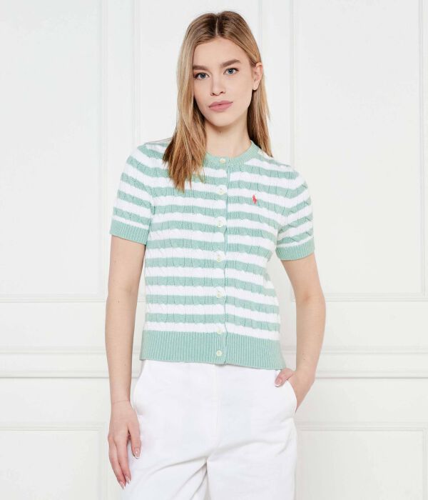 Кардиган Slim fit Polo Ralph Lauren, зеленый
Кардиган Slim fit Polo Ralph Lauren, зеленый