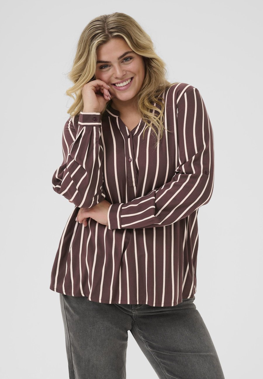 Блуза Kaffe Curve KCSIDA BLOUSE, Fudge Lotus Stripe/Brown
Блуза Kaffe Curve KCSIDA BLOUSE, Fudge Lotus Stripe/Brown