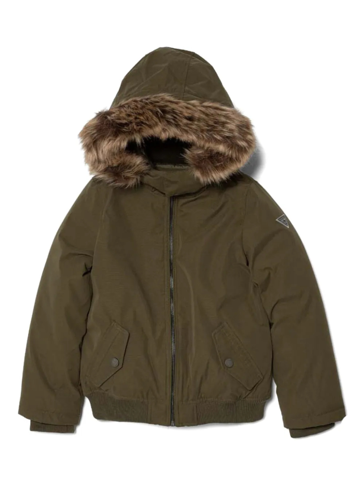 Куртка с логотипом-аппликацией для детей guess kids, зеленый 
Куртка с логотипом-аппликацией для детей guess kids, зеленый