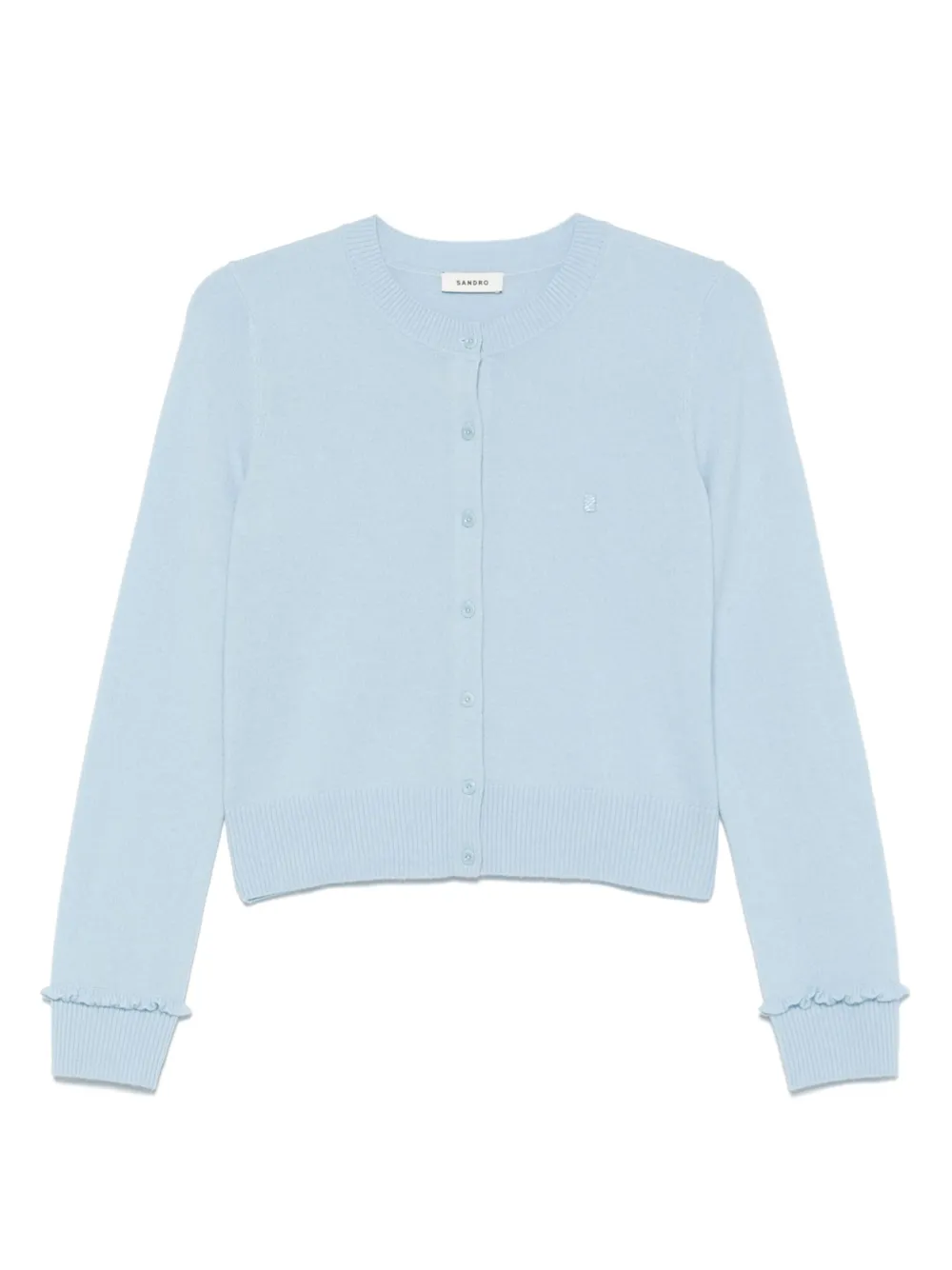 Кардиган с оборками SANDRO, синий
Кардиган с оборками SANDRO, синий