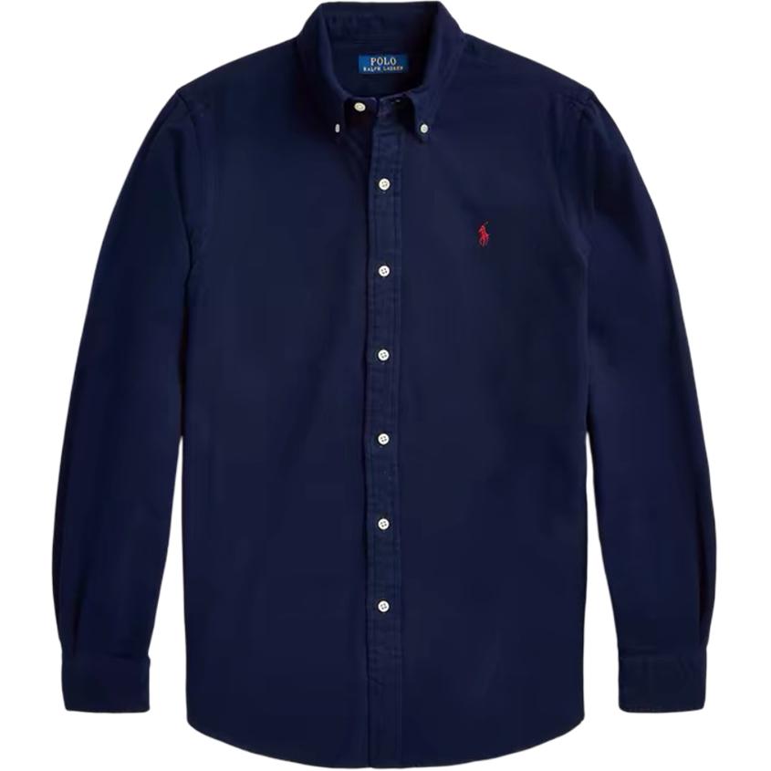 Хлопковая рубашка Polo Ralph Lauren, синий
Хлопковая рубашка Polo Ralph Lauren, синий