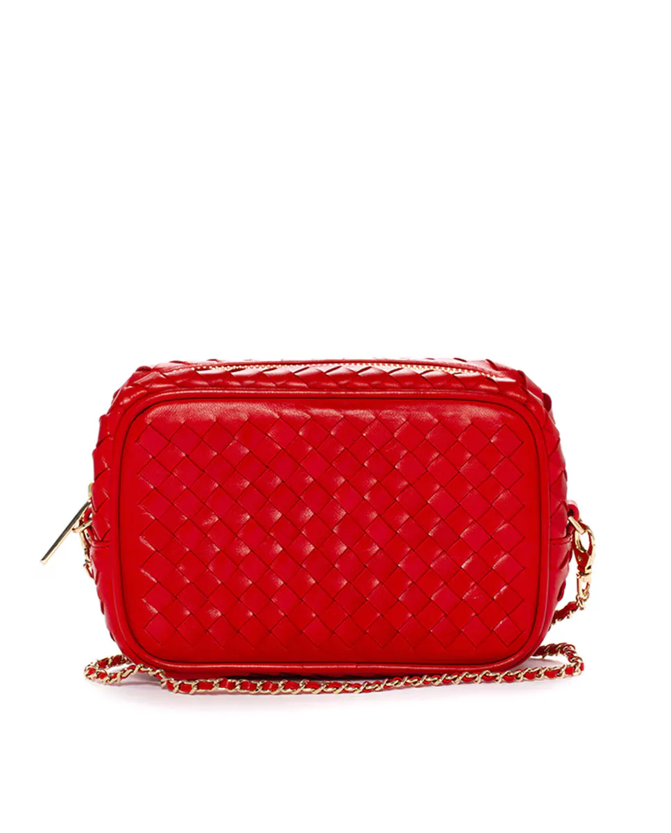 Женская сумка через плечо с плетеной текстурой и застежкой-молнией Pons Quintana, красный
Женская сумка через плечо с плетеной текстурой и застежкой-молнией Pons Quintana, красный