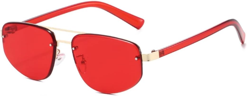 Ретро солнцезащитные очки «кошачий глаз» с двойной перемычкой, модные женские очки с прозрачными линзами цвета океана, защита от УФ-излучения UV400, модные мужские очки с заклепками TKKTLLT, Red
Ретро солнцезащитные очки «кошачий глаз» с двойной перемычкой, модные женские очки с прозрачными линзами цвета океана, защита от УФ-излучения UV400, модные мужские очки с заклепками TKKTLLT, Red