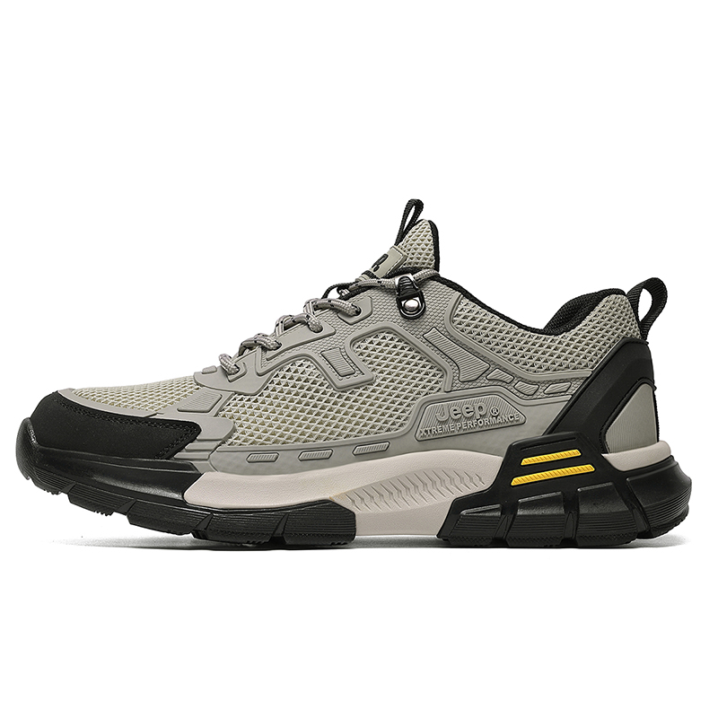 Мужские кроссовки для походов на открытом воздухе с низким верхом, устойчивые к истиранию Jeep, Gray Green
Мужские кроссовки для походов на открытом воздухе с низким верхом, устойчивые к истиранию Jeep, Gray Green