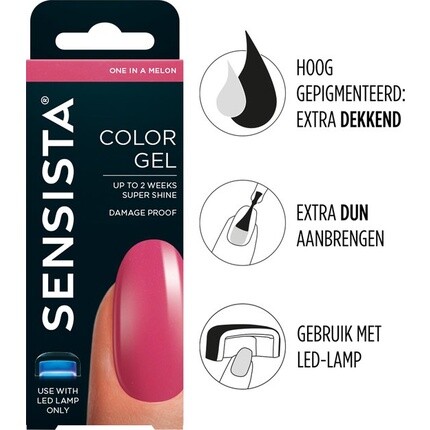 Sensista Color Gel One In A Melon - Розовый
Sensista Color Gel One In A Melon - Розовый