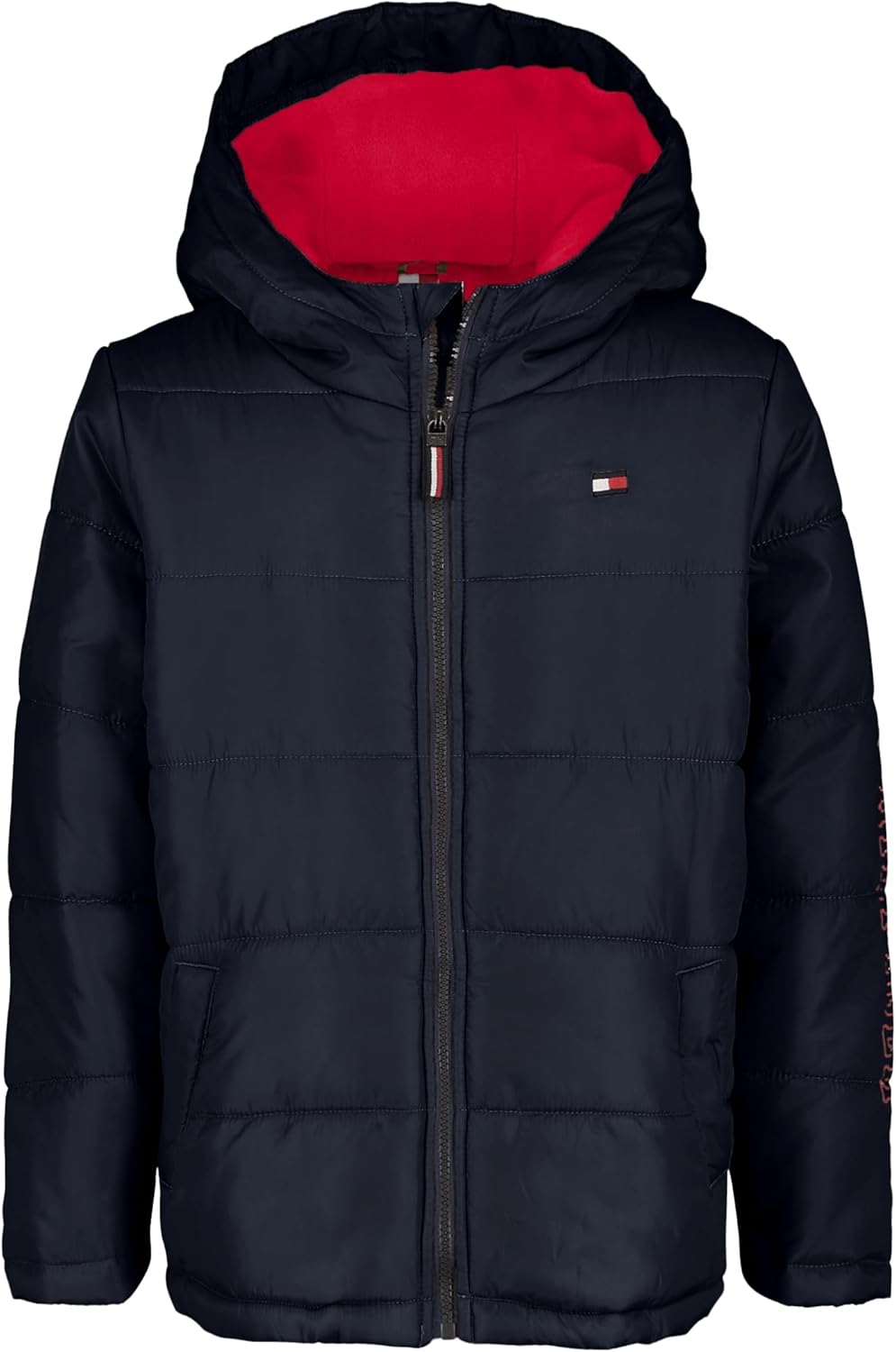 Пуховик Tommy Hilfiger Boy's Chevron Color Block (для детей старшего возраста), Th Sleeve Navy Blazer
Пуховик Tommy Hilfiger Boy's Chevron Color Block (для детей старшего возраста), Th Sleeve Navy Blazer