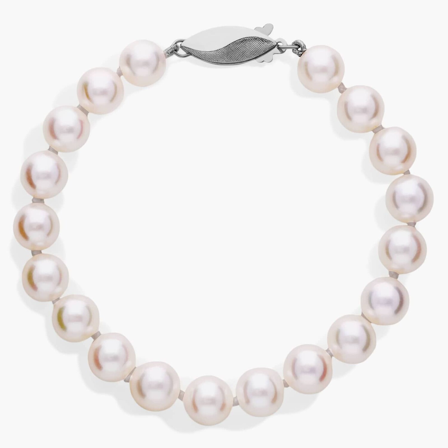 Классический браслет из искусственного жемчуга Акойя 6,5 дюйма из 18-каратного белого золота (7,0-7,5 мм) Blue Nile
Классический браслет из искусственного жемчуга Акойя 6,5 дюйма из 18-каратного белого золота (7,0-7,5 мм) Blue Nile