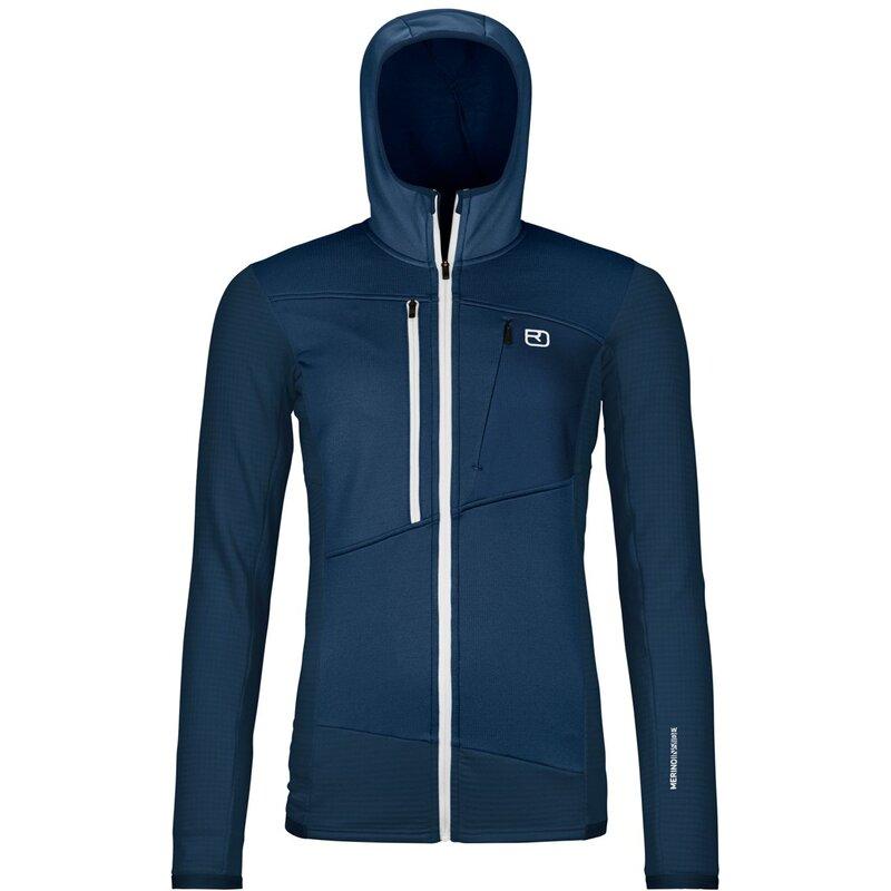 Нижняя флисовая куртка с капюшоном в сетку Ortovox, цвет deep ocean
Нижняя флисовая куртка с капюшоном в сетку Ortovox, цвет deep ocean