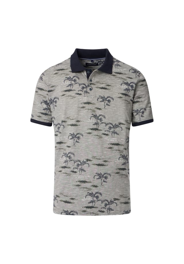 Принт рубашки поло Casamoda, зеленый
Принт рубашки поло Casamoda, зеленый