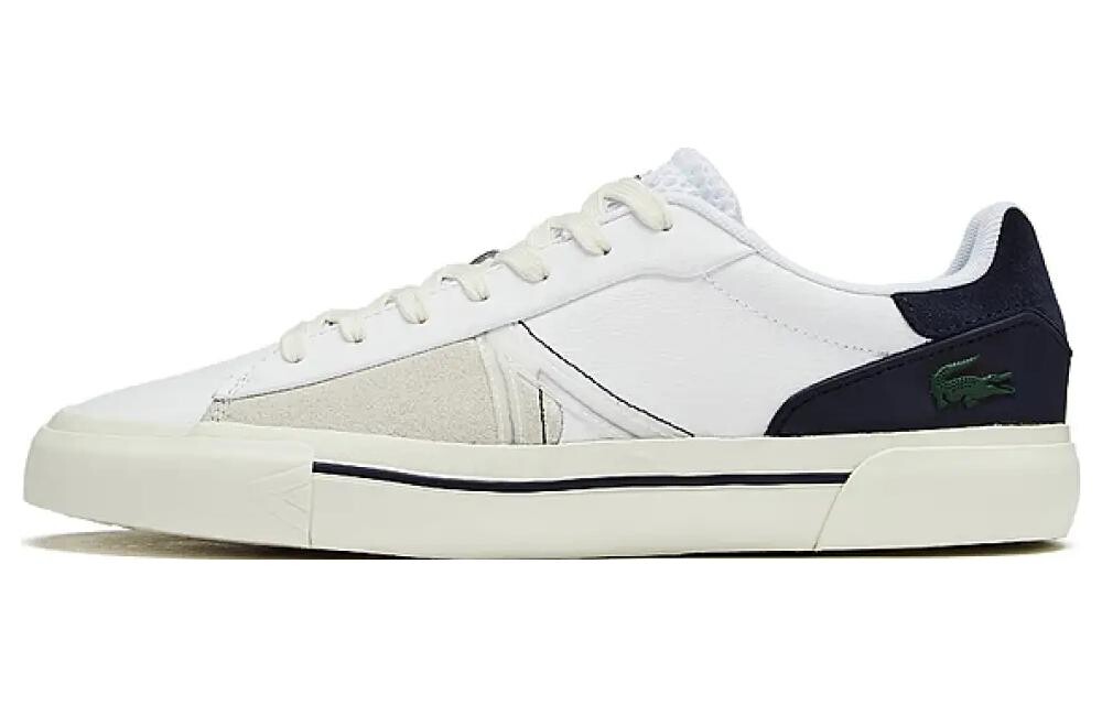 Кеды мужские, обувь для скейтбординга низкая белый/черный Lacoste
Кеды мужские, обувь для скейтбординга низкая белый/черный Lacoste