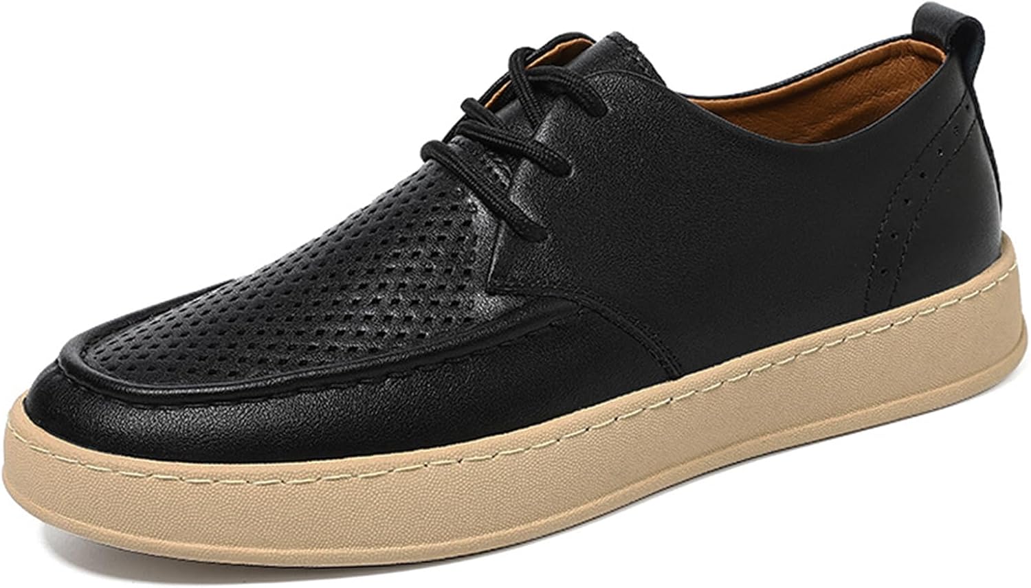 Мужские кожаные модные кроссовки на шнуровке, удобные и дышащие, низкие, повседневные, деловые оксфорды Lossarye, черный
Мужские кожаные модные кроссовки на шнуровке, удобные и дышащие, низкие, повседневные, деловые оксфорды Lossarye, черный