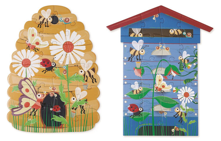 Двусторонний пазл Scratch XL (2 х 20 деталей) Пчелы и улей Inna marka
Двусторонний пазл Scratch XL (2 х 20 деталей) Пчелы и улей Inna marka