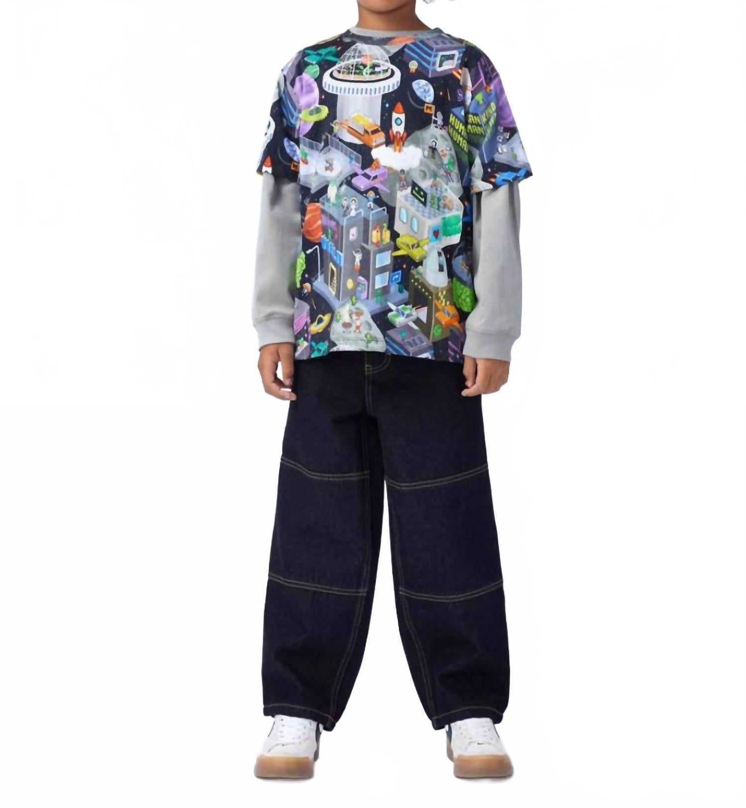 Футболка Rodney в пиксельном пространстве Molo, Pixel Space
Футболка Rodney в пиксельном пространстве Molo, Pixel Space