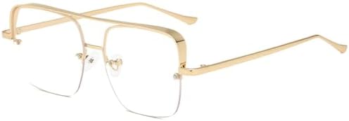 Солнцезащитные очки в полуободковой оправе в стиле ретро, металлическая оправа, защита от УФ-излучения UV400, для мужчин и женщин, 3 золотистых варианта, одна пара MTZJH, One Color
Солнцезащитные очки в полуободковой оправе в стиле ретро, металлическая оправа, защита от УФ-излучения UV400, для мужчин и женщин, 3 золотистых варианта, одна пара MTZJH, One Color