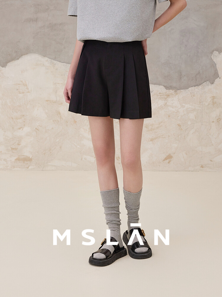 Юбка короткая Mslan с широкими штанинами, черный
Юбка короткая Mslan с широкими штанинами, черный