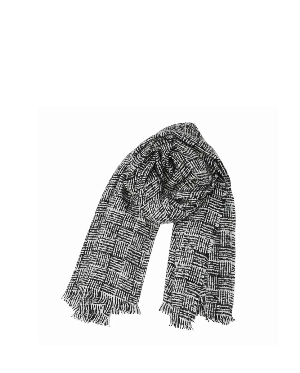 Вил прямоугольный двухцветный женский шарф Don Algodón, черный
Вил прямоугольный двухцветный женский шарф Don Algodón, черный