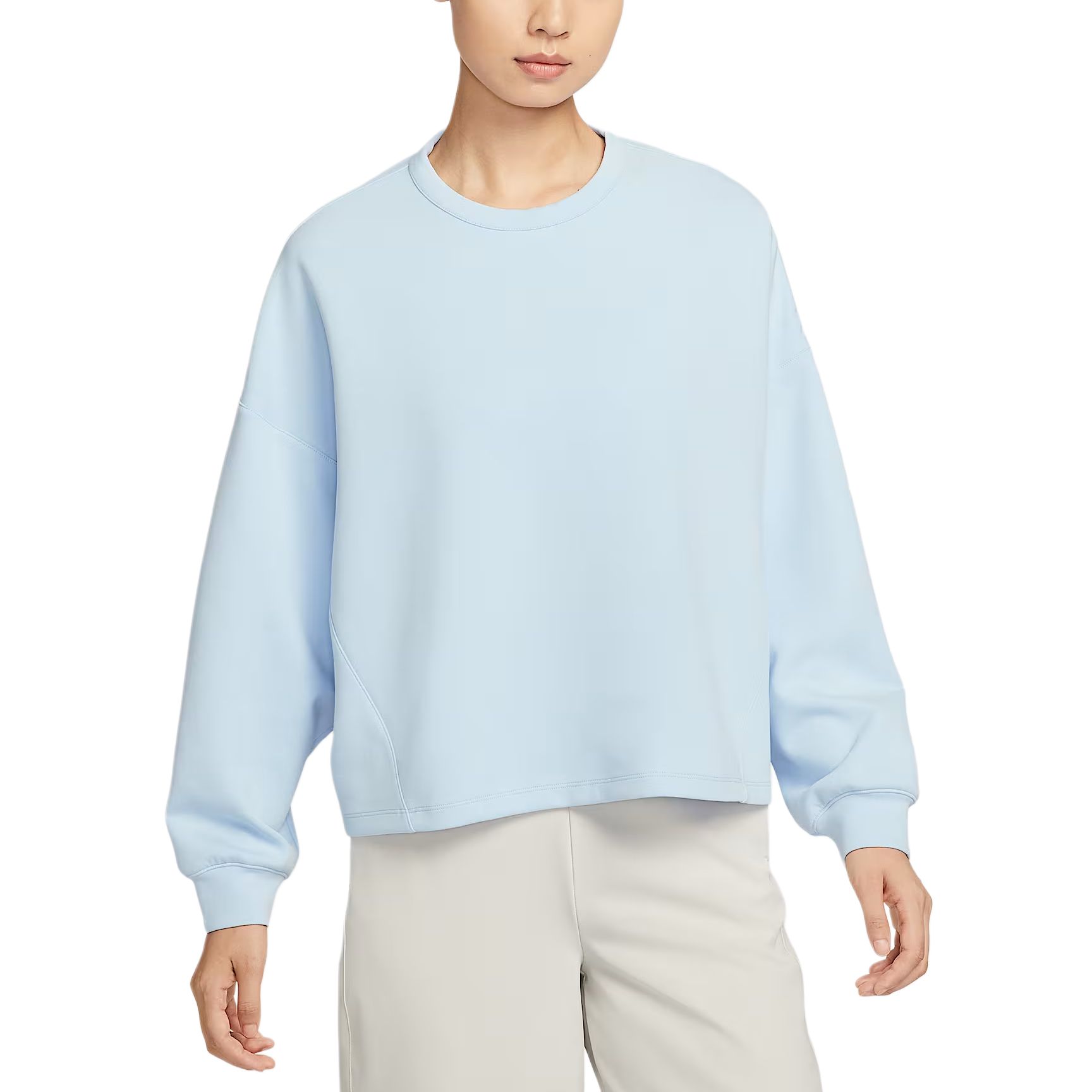 ImpossiblySoft женская Dri FIT оверсайз топ с круглым вырезом Nike, синий
ImpossiblySoft женская Dri FIT оверсайз топ с круглым вырезом Nike, синий