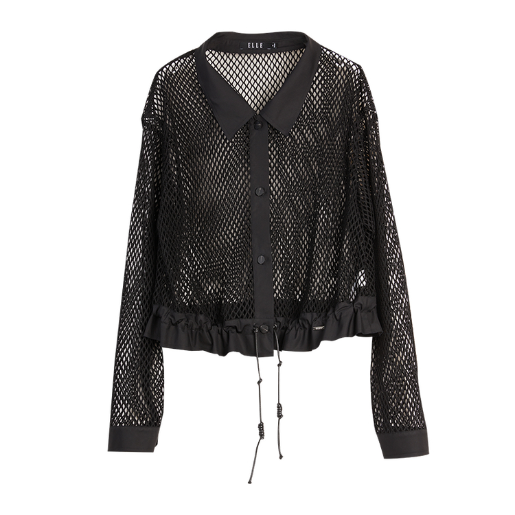 ELLE Короткое пальто женское с черным лацканом тонкое
ELLE Короткое пальто женское с черным лацканом тонкое