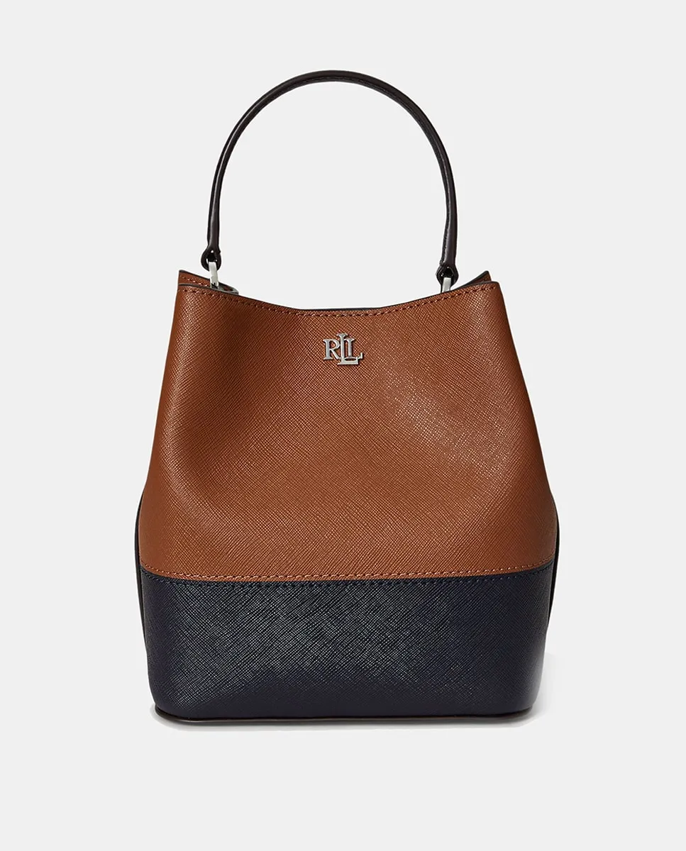 Маленькая двухцветная кожаная сумка-мешок Reese Lauren Ralph Lauren
Маленькая двухцветная кожаная сумка-мешок Reese Lauren Ralph Lauren