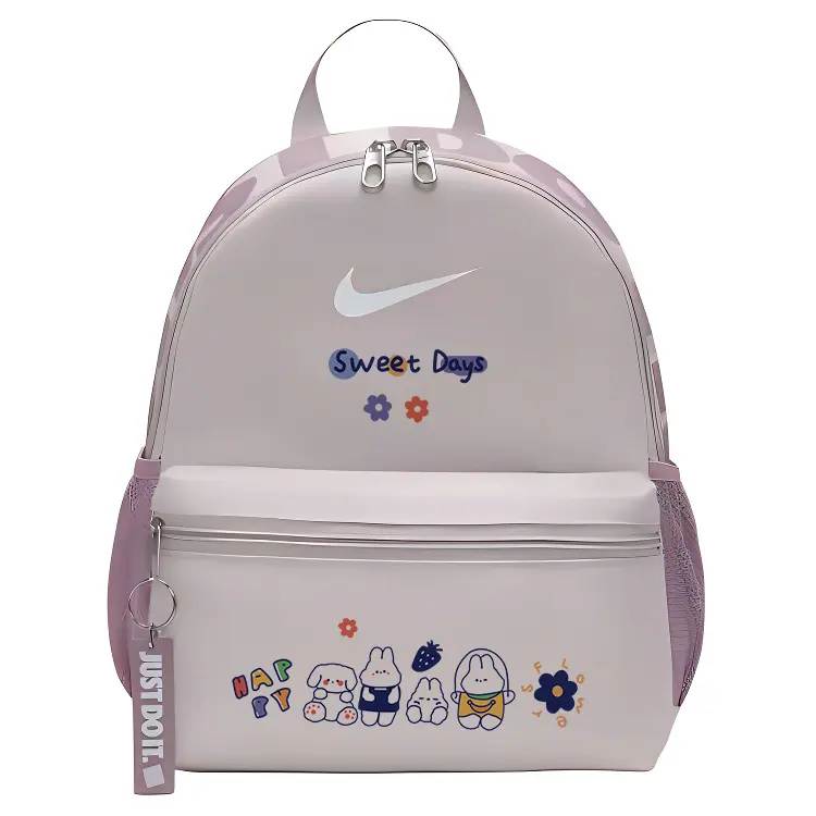 Nike Тканевый рюкзак женский серый фиолетовый и фуксия и белый, Cartoon Rabbit
Nike Тканевый рюкзак женский серый фиолетовый и фуксия и белый, Cartoon Rabbit