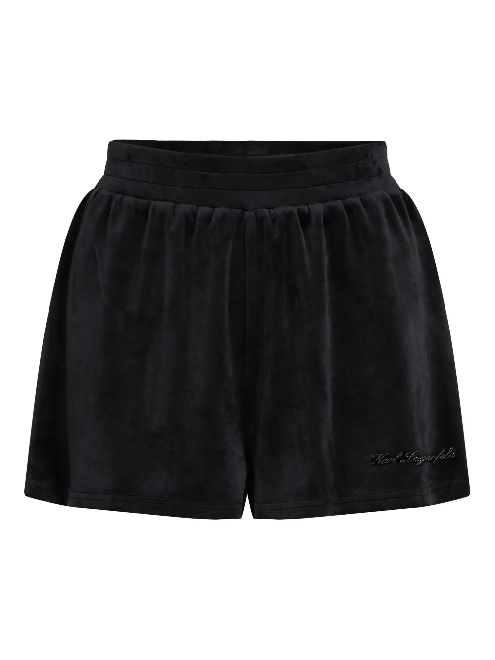 Велюровые шорты KARL LAGERFELD, черный
Велюровые шорты KARL LAGERFELD, черный