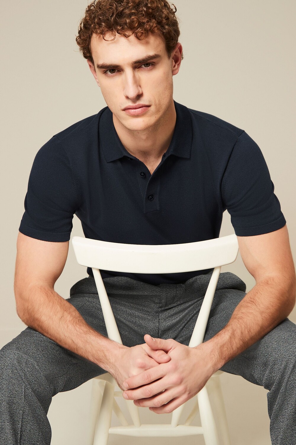 Трикотажная рубашка-поло Next, синий
Трикотажная рубашка-поло Next, синий