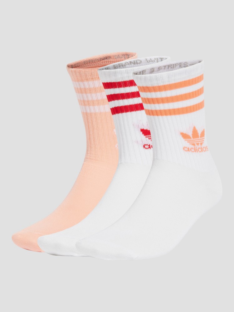 Носки adidas Originals Crew 3 Pack Socks, white/glopnk/white
Носки adidas Originals Crew 3 Pack Socks, white/glopnk/white