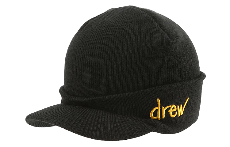 Вязаная шапка с узором вафли Drew House, черный
Вязаная шапка с узором вафли Drew House, черный