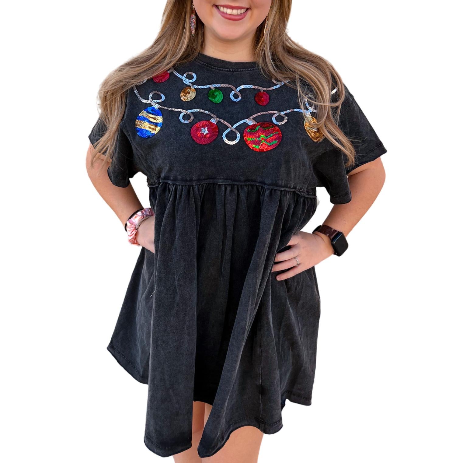 Рождественское платье-бэбидол Arabella с отделкой из пайеток в выцветшем угольном цвете Main Strip, цвет washed charcoal
Рождественское платье-бэбидол Arabella с отделкой из пайеток в выцветшем угольном цвете Main Strip, цвет washed charcoal