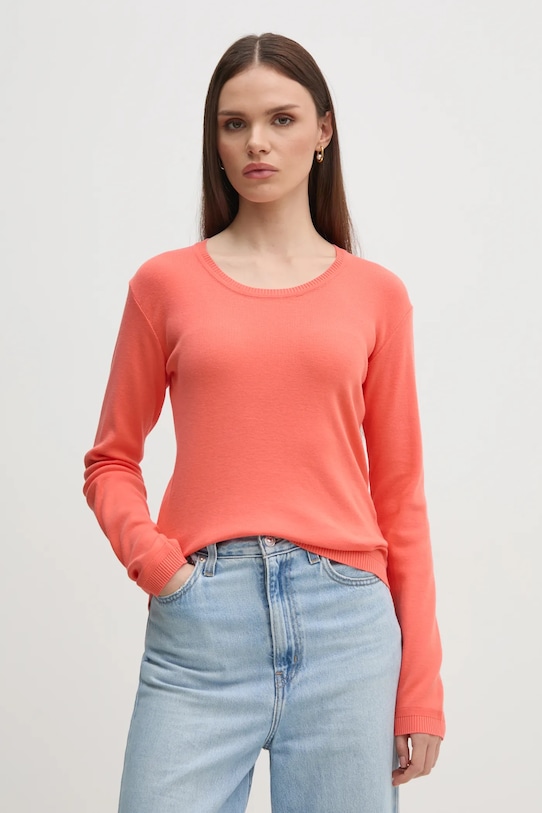Хлопковый свитер United Colors Of Benetton, оранжевый
Хлопковый свитер United Colors Of Benetton, оранжевый
