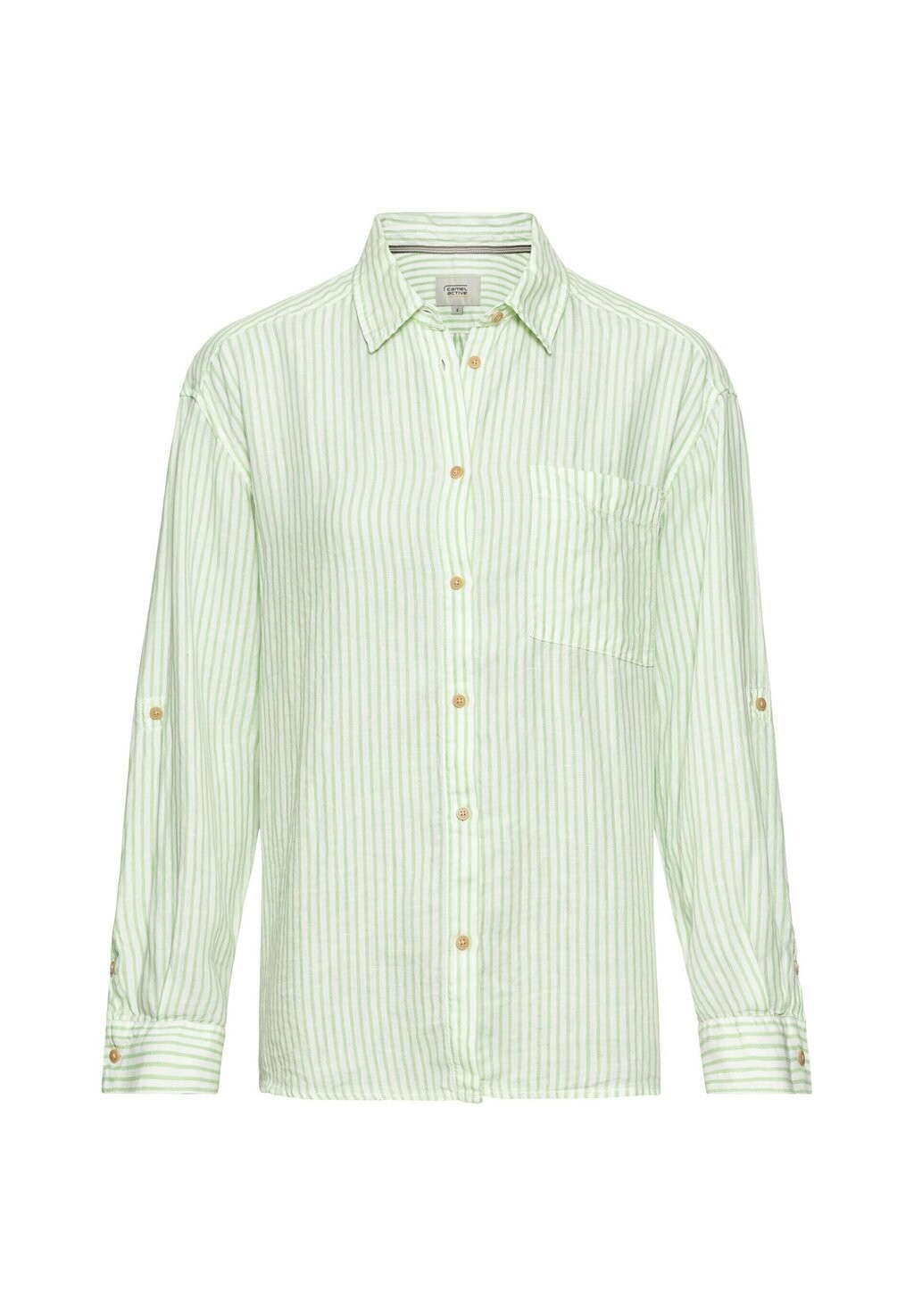 Блузка на пуговицах STREIFEN IM RELAXED FIT camel active, зеленый
Блузка на пуговицах STREIFEN IM RELAXED FIT camel active, зеленый