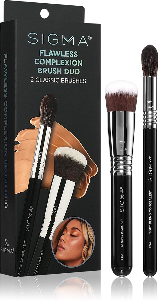 Набор кистей Brush Duo Flawless Face Brush для безупречного результата Sigma Beauty, 2 шт
Набор кистей Brush Duo Flawless Face Brush для безупречного результата Sigma Beauty, 2 шт