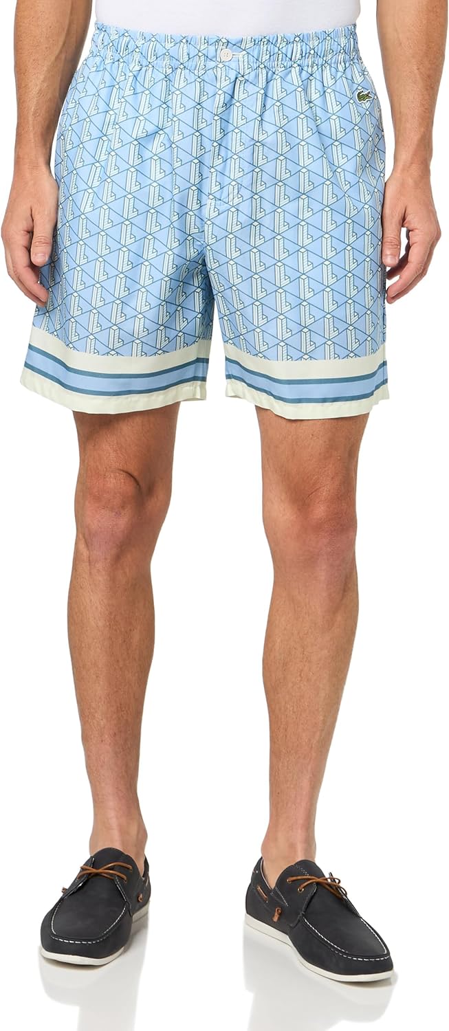 Шорты Lacoste Relaxed Fit Monogram, синие и белые, M
Шорты Lacoste Relaxed Fit Monogram, синие и белые, M