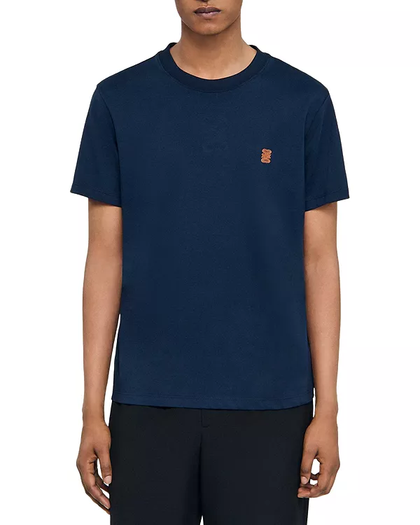 Футболка с коротким рукавом и логотипом Sandro, синий
Футболка с коротким рукавом и логотипом Sandro, синий